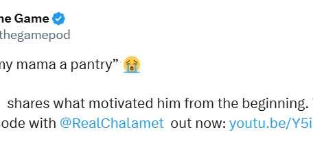 詹姆斯：妈妈生我时只有16岁 我的动力是给她买个带储藏室的房子