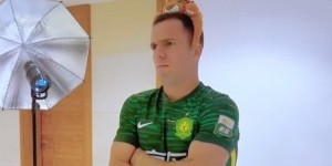 博鱼-塞尔吉尼奥将迎国安首秀，博主晒其一个月前标准照拍摄花絮